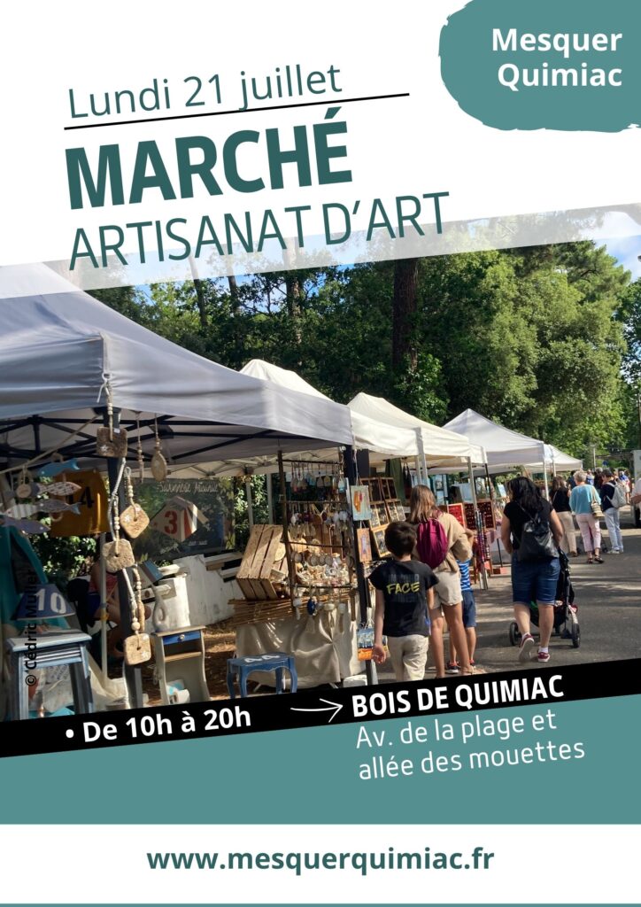 marché artisanal Quimiac
